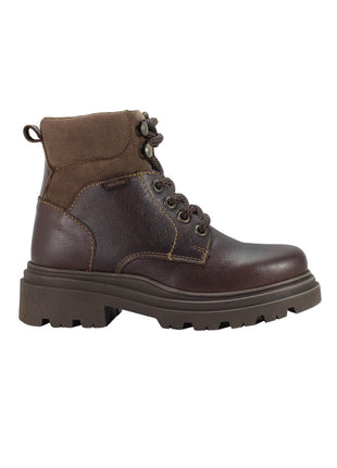 BOTIN CASUAL DE PIEL PARA NIÑA COLOR CAFÉ COQUETA 434000X