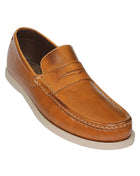 MOCASINES DE PIEL COLOR CAFÉ PARA HOMBRE 1212