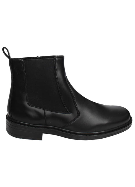 BOTAS HOMBRE PIEL NEGRO LEON 13012NEGRO