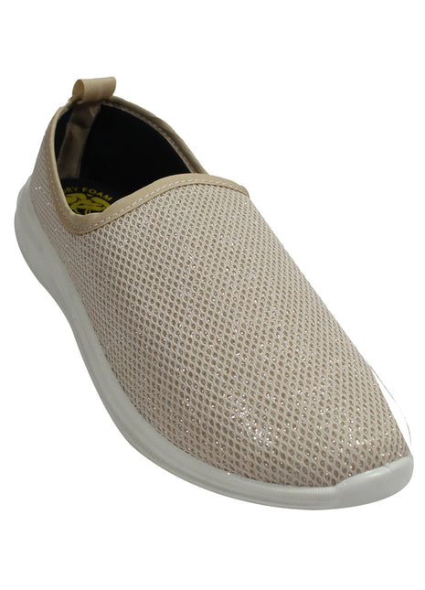 TENIS MUJER TEXTIL BEIGE LEON 319