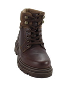 BOTIN CASUAL DE PIEL PARA NIÑA COLOR CAFÉ COQUETA 434000X