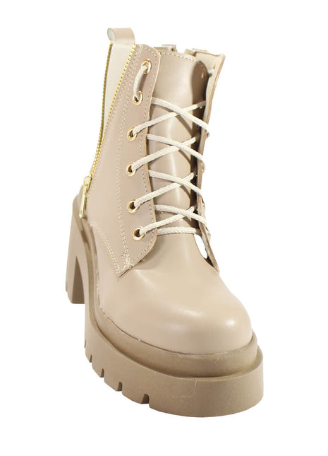 BOTIN CASUAL MUJER SINTÉTICO LEON 503NEGRO
