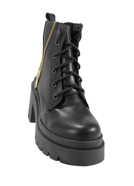 BOTIN CASUAL MUJER SINTÉTICO NEGRO LEON 503