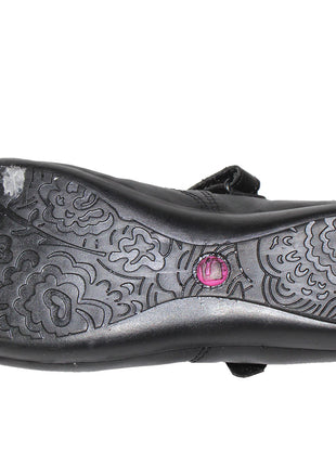 ZAPATO ESCOLAR DE MUJER DE PIEL NEGRO COQUETA 55915A