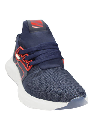 TENIS HOMBRE MALLA AZUL LEON 7811
