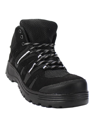 Botas De Trabajo De Hombre Sintético Negro Marca Leon 2048