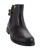 BOTIN CASUAL DE PIEL PARA NIÑA COLOR NEGRO LEON 92314