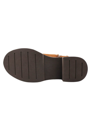 BOTIN CASUAL SINTÉTICO PARA MUJER COLOR CAFÉ LEON 442 MELLE
