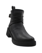 BOTIN CASUAL SINTÉTICO PARA MUJER COLOR NEGRO LEON 442