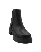 BOTIN CASUAL MUJER PIEL NEGRO LEON 802