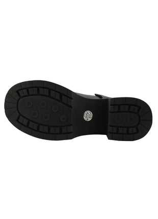 BOTIN CASUAL MUJER PIEL NEGRO LEON 802