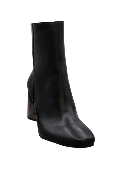 BOTIN VESTIR SINTÉTICO PARA MUJER COLOR NEGRO LEON 6780