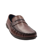 MOCASINES DE PIEL PARA HOMBRE COLOR CAFÉ LEON 114BRANDY