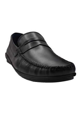 MOCASINES DE PIEL PARA HOMBRE COLOR CAFÉ LEON 114 NEGRO