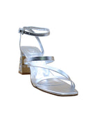 SANDALIAS DE VESTIR Y FIESTA MUJER SINTÉTICO PLATA LEON 5399