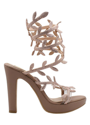 SANDALIAS DE VESTIR MUJER SINTÉTICO BEIGE LEON 344308