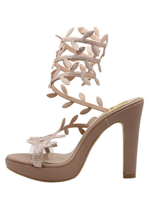 SANDALIAS DE VESTIR MUJER SINTÉTICO BEIGE LEON 344308