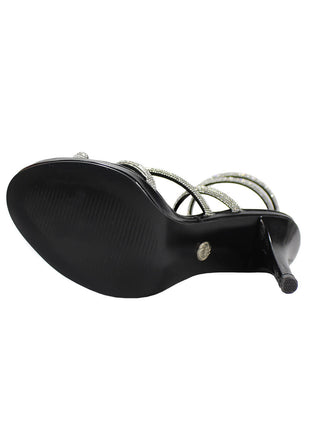 SANDALIAS DE VESTIR Y FIESTA MUJER SINTÉTICO NEGRO LEON 92135