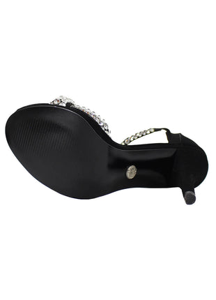 SANDALIAS DE VESTIR Y FIESTA MUJER NOBUK NEGRO LEON 92140NEGRO