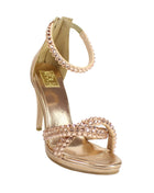 SANDALIAS DE VESTIR Y FIESTA MUJER SINTÉTICO ROSA LEON 92140