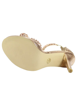 SANDALIAS DE VESTIR Y FIESTA MUJER SINTÉTICO ROSA LEON 92140