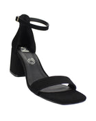 SANDALIAS DE VESTIR Y FIESTA MUJER NOBUK NEGRO LEON 7223NEGRO