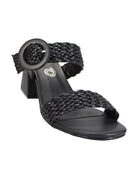SANDALIAS MUJER SINTÉTICO NEGRO LEON 8719