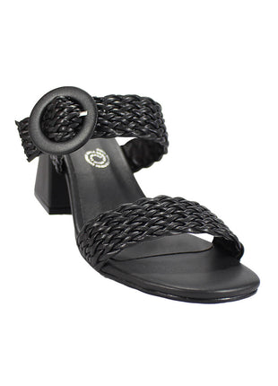 SANDALIAS MUJER SINTÉTICO NEGRO LEON 8719NEGRO