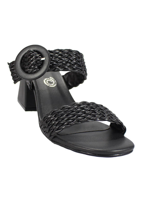 SANDALIAS MUJER SINTÉTICO NEGRO LEON 8719NEGRO