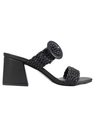 SANDALIAS MUJER SINTÉTICO NEGRO LEON 8719NEGRO
