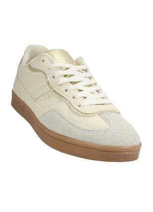 TENIS CASUAL DE MUJER SINTÉTICO BEIGE MARCA GOSH 2931Y01