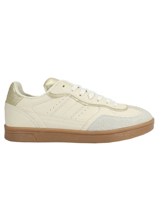 TENIS CASUAL DE MUJER SINTÉTICO BEIGE MARCA GOSH 2931Y01