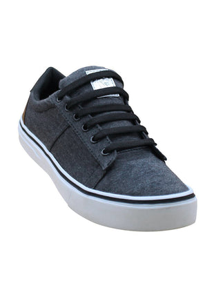 TENIS HOMBRE LONA GRIS LEON NS21