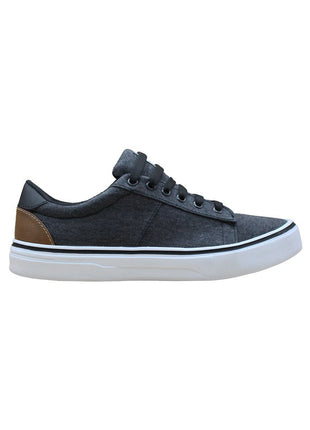TENIS HOMBRE LONA GRIS LEON NS21