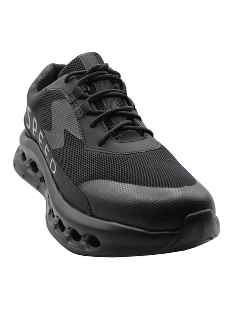 TENIS MUJER SINTÉTICO NEGRO LEON 1112