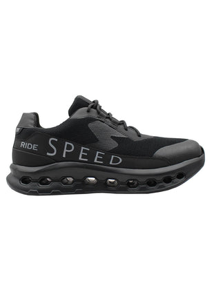 TENIS MUJER SINTÉTICO NEGRO LEON 1112