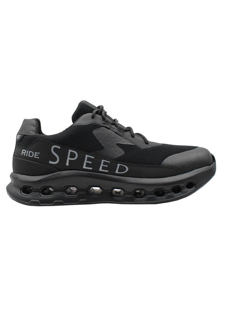 TENIS MUJER SINTÉTICO NEGRO LEON 1112