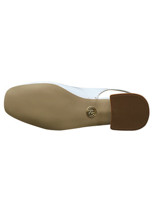 ZAPATILLAS DE VESTIR Y FIESTA MUJER SINTÉTICO BLANCO LEON TM01