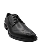 ZAPATOS DE VESTIR DE PIEL PARA HOMBRE COLOR NEGRO LEON 212