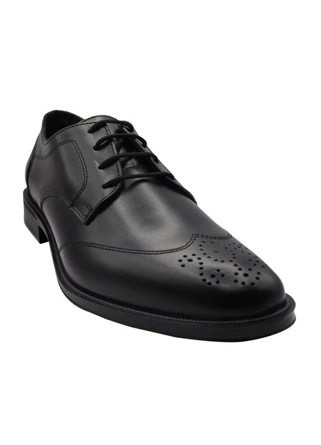 ZAPATOS DE VESTIR DE PIEL PARA HOMBRE COLOR NEGRO LEON 212