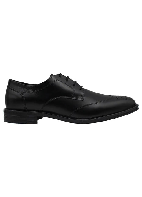 ZAPATOS DE VESTIR DE PIEL PARA HOMBRE COLOR NEGRO LEON 212