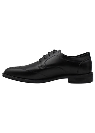 ZAPATOS DE VESTIR DE PIEL PARA HOMBRE COLOR NEGRO LEON 212